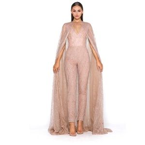 Rose gold jumpsuit